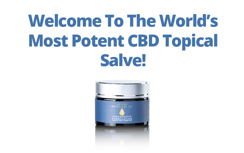New Product: 2,500mg Industry Leading Topical Salve!